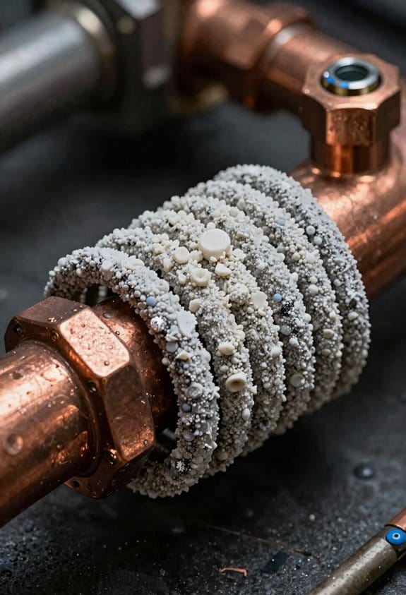 hard water causing scale buildup